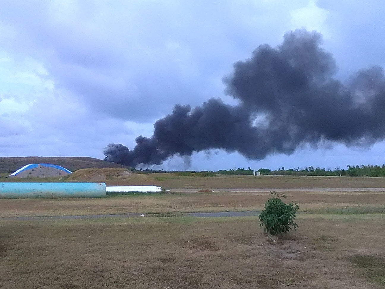Landfill fire reignites